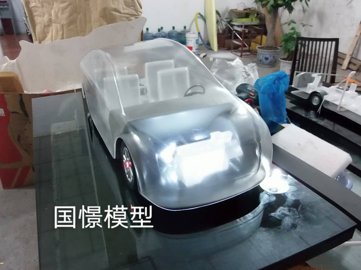 黄平县透明车模型